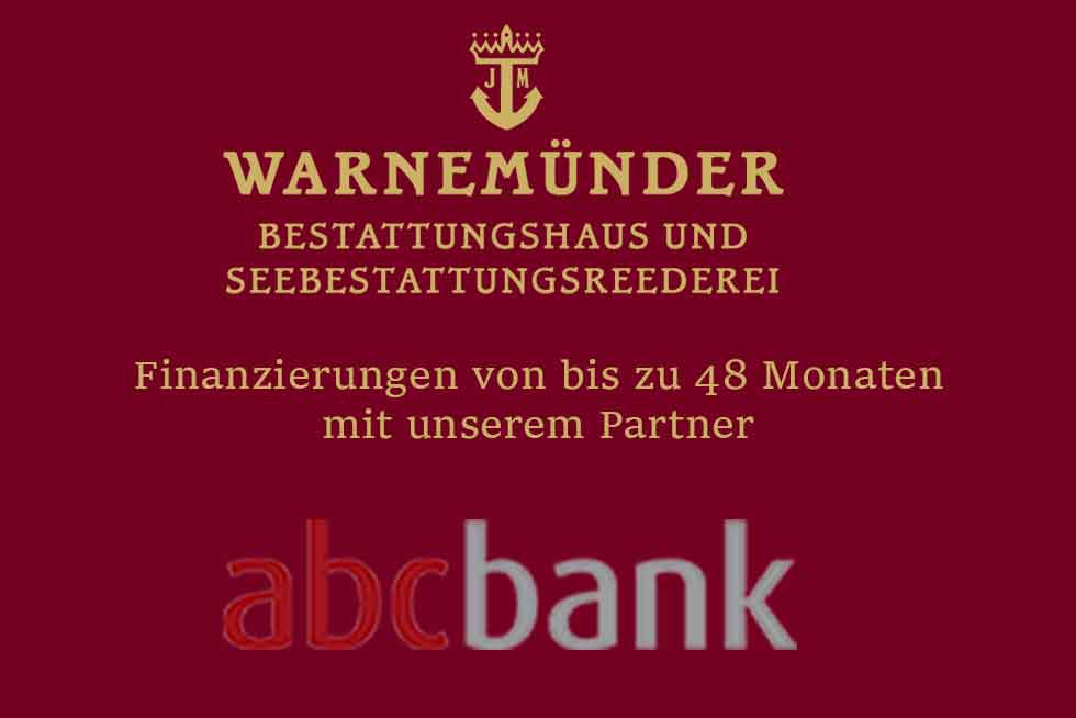 Finanzierungen mit dem Warnemünder Bestattungshaus