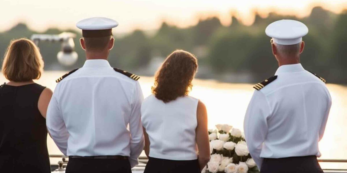 Seebestattungen auf der Ostsee mit Angehörigen